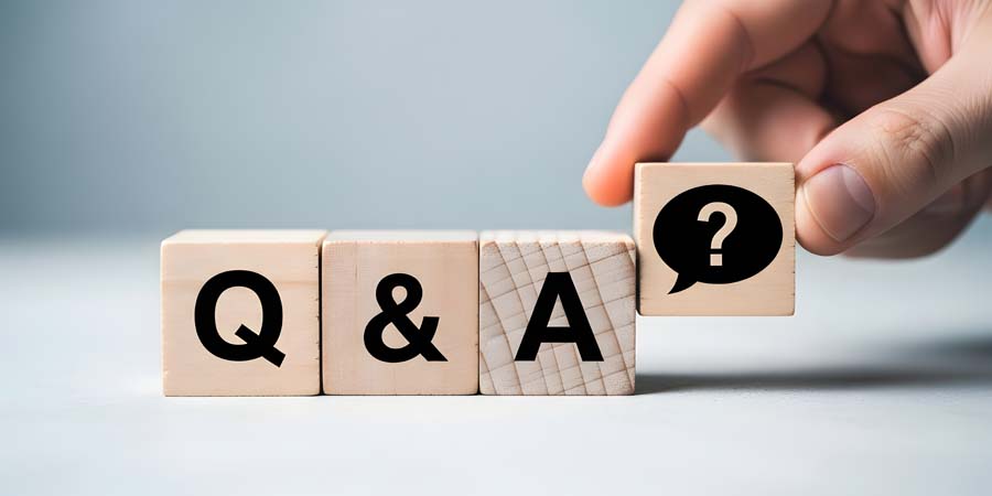 不動産担保ローンに関するよくある質問をイメージしたQ&Aブロック画像
